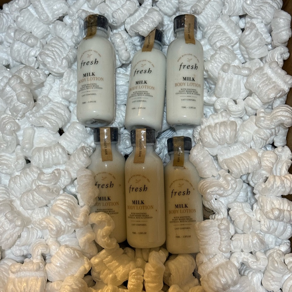 6 - Fresh Milk Body Lotion (75ml each)